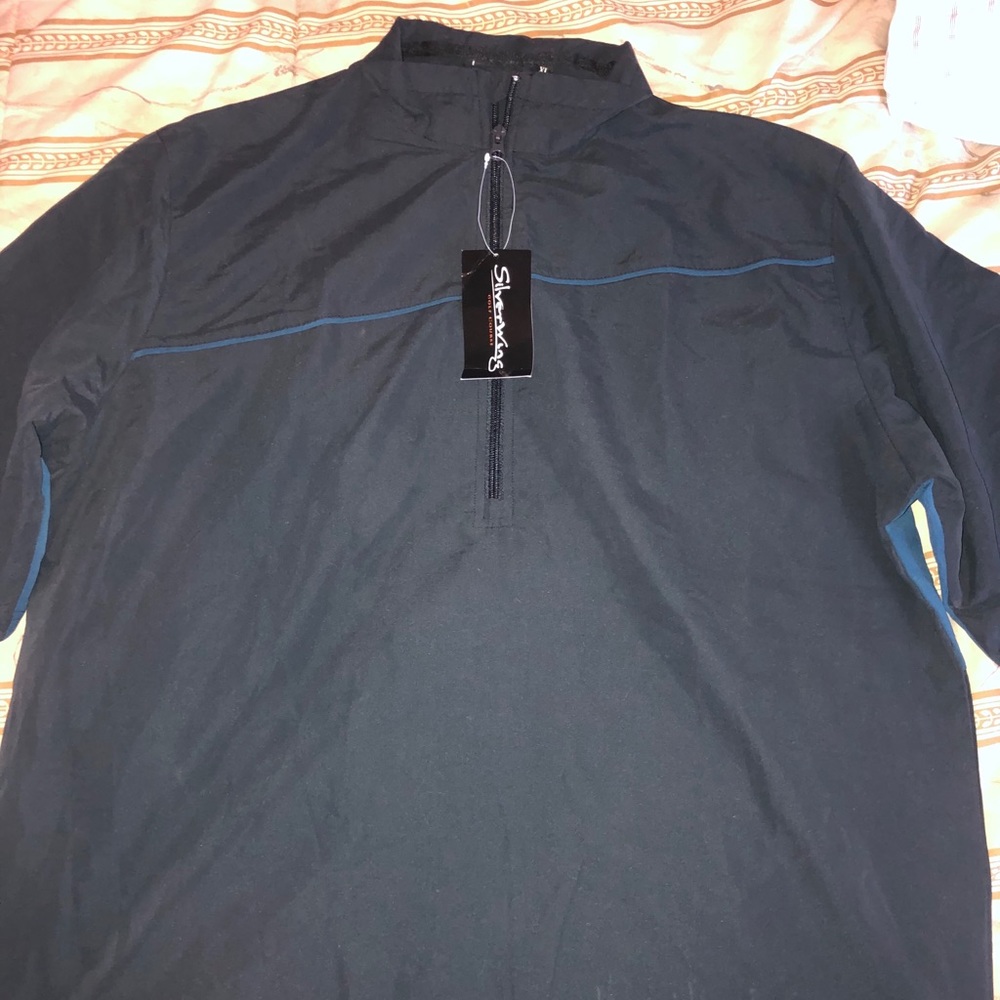 Silver wing golf windbreaker